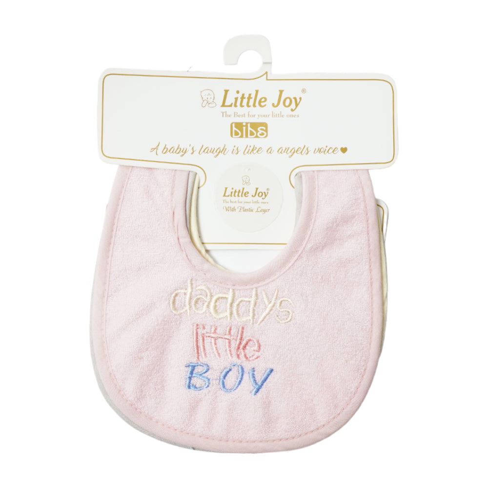 BABY BIB STICK-ON EMB 3PC PACK MS-23 SMALL BSKES-67