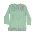 GIRLS L/S FANCY BLOUSE MDW-23 5-6 YEAR CHI 5145