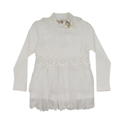 GIRLS L/S FANCY FROCK MDW-23 3-4 YEAR CHI 56039