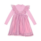 GIRLS L/S FANCY FROCK MDW-23 5-6 YEAR CHI 51120
