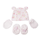 BABY COTTON CAP MITTON & BOOTIES SET MDW-23 CHI COT3D66