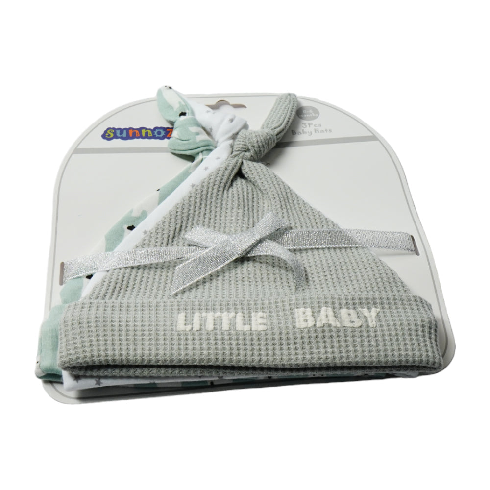 BABY COTTON CAP 3PC SET MDW-23 CHI BH343