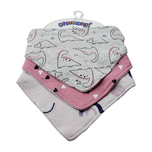 BABY BIB 3PC PACK MDW-23 CHI BI2016