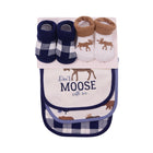 BABY BIB 3PC PACK WITH 2 PAIR BOOTIES MDW-23 CHI 17593
