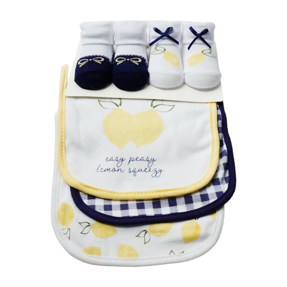 BABY BIB 3PC PACK WITH 2 PAIR BOOTIES MDW-23 CHI 56185