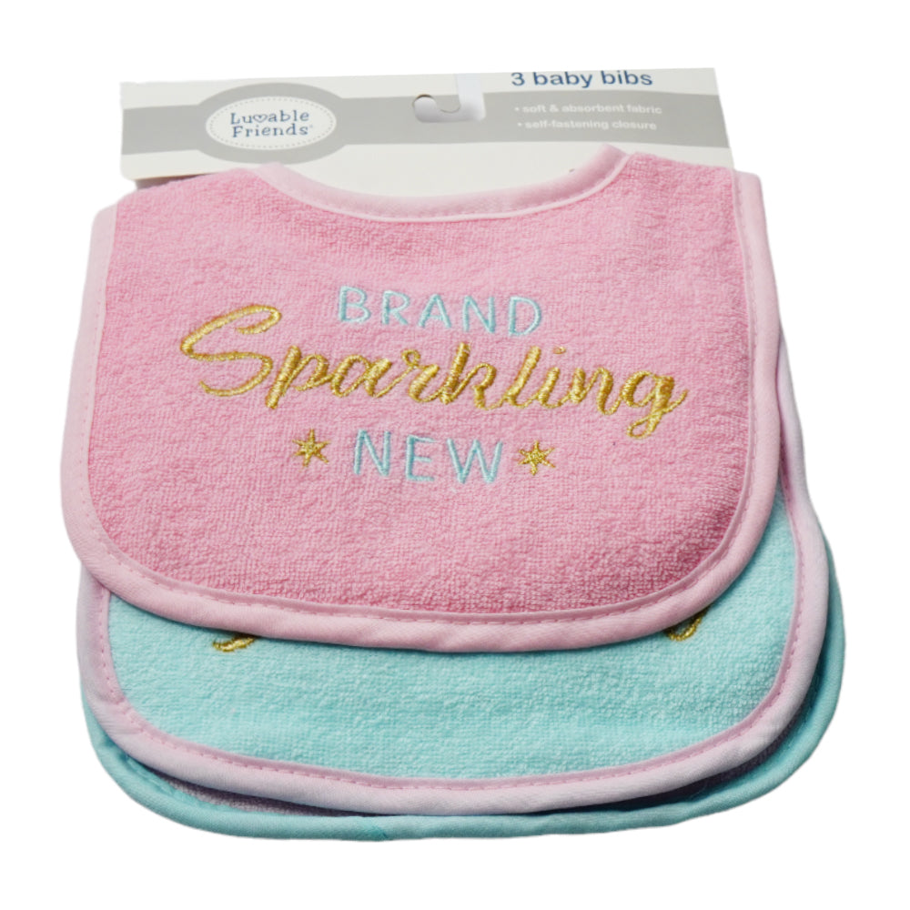 BABY BIB 3PC PACK MDW-23 CHI 01727