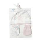 BABY COTTON CAP 2PC PACK W 2 PAIR MITTION MDW-23 CHI BP73530