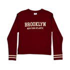 BOYS L/S T-SHIRT HOP & ROLL BURGENDY MZW-23 9-10 YEAR JB207