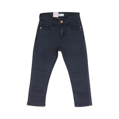 GIRLS DENIM PANTS HOP & ROLL GREY MZW-23 4-5 YEAR JBD401