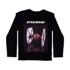 BOYS L/S T-SHIRT HOP & ROLL BLACK MZW-23 3-4 YEAR JB215