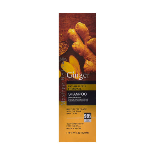 GINGER ANTI-HAIR FALL & RENEWAL SHAMPOO 900ML
