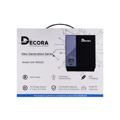 DECORA UPS 1600W DOUBLE BATTERY 2005