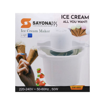 SAYONA ICE CREAM MAKER SIM4063