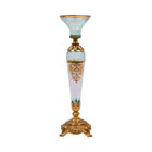 CANDLE STAND CRYSTAL BRASS IR EC6028-1 J306-558-2