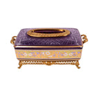 TISSUE BOX CRYSTAL BRASS IR H-C19-6018 JSC09-D12-4