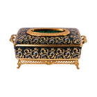 TISSUE BOX CRYSTAL BRASS IR H-C19-6018 JSLT032-539-2
