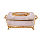 TISSUE BOX CRYSTAL BRASS IR H-C19-6018 JSA09-20