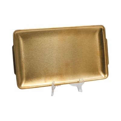 TRAY STEEL GOLDEN RECTANGULAR 6-16/8-7/19-7/1222