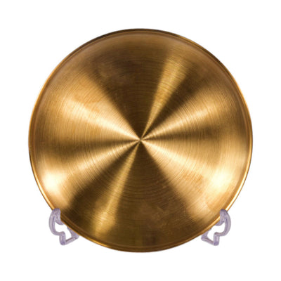 TRAY STEEL GOLDEN ROUND 20CM 1227
