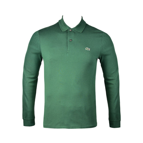 LAC MEN L/S POLO SHIRT L1312-132 GRN S (IR.S)