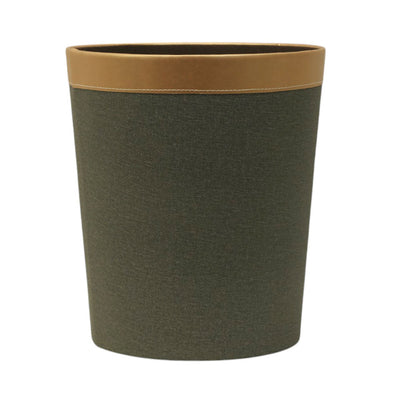 DUST BIN LEATHER GREY SELF 741
