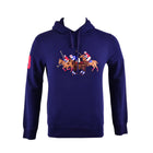 RL MEN L/S TRIPPLE PONY HOODIE 853011 NVY (L) (IR.W)