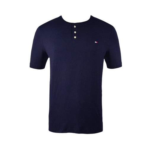 TH MEN S/S R.NECK SHIRT 09T4418411 NVY L (IRS)