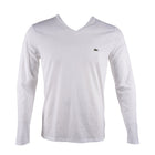 LAC MEN S/S V.NECK T SHIRT TH6711-51-001 WHT S (IR.S)