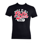 RL MEN S/S R.NECK SHIRT 152007 BLK L (IR.S)