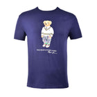 RL MEN BEAR S/S R.NECK SHIRT 106003 NVY M (IR.S)