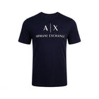 AX MEN S/S R.NECK SHIRT 8NZTCJZ8H4Z1510 NVY L (IRS)
