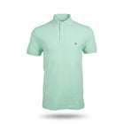 TH MEN S/S POLO SHIRT MW32347-307 GRN M (IRS)