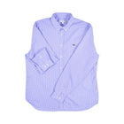 LAC MEN L/S DRESS SHIRT CH2932-F62 BLU/WHT S (IR)