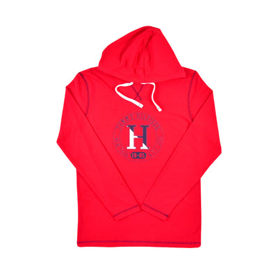 TH.MEN L/S HOODIE 09T4197608 RED S (IRW)