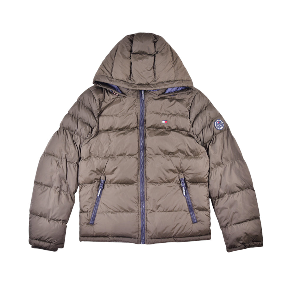 TH MEN L/S PUFFER JACKET 158AN508 OLV L (IRW)