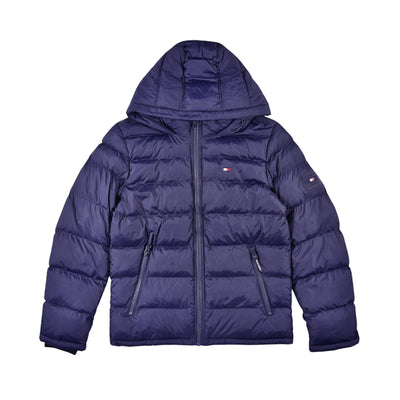 TH MEN L/S PUFFER JACKET 158AN508 NVY S (IRW)