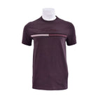 TH MEN S/S R-NECK SHIRT 78JB688-201 BRN S (IR)