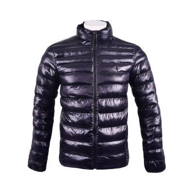 RL MEN L/S PUFFER JACKET 593001 BLK GLOSS S (IRW)