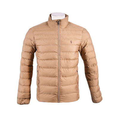 RL MEN L/S PUFFER JACKET 969001 KHAKI S (IRW)