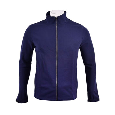 HEAT 32 MEN L/S ZIPPER 1795825 NVY S (IRW)