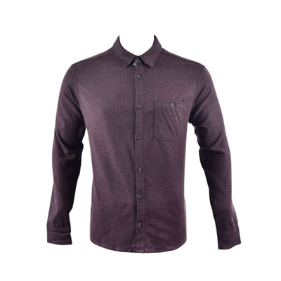 HEAT 32 MEN L/S SHIRT 1802325 BRN M (IRW)