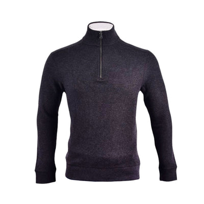 BANANA REPUBLIC MEN L/S H-ZIPPER SWEATER 1799236 GRY S (IRW)
