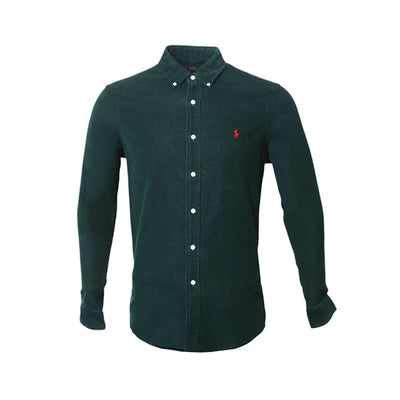 RL MEN L/S CORDUROY SHIRT 684023 BRN M (IRW)