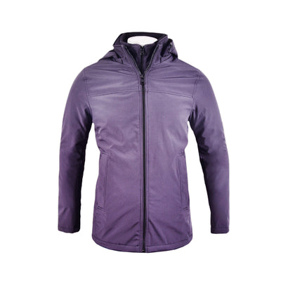 CK MEN L/S SOFT SHELL JACKET W-HOOD CM024493 D-GRY S (IRW)