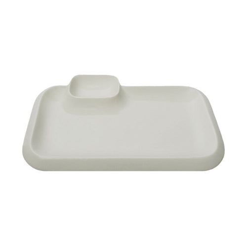 DISH CHIP & DIP RECTANGULAR WHITE 12.5X8INCH 379016 HGK