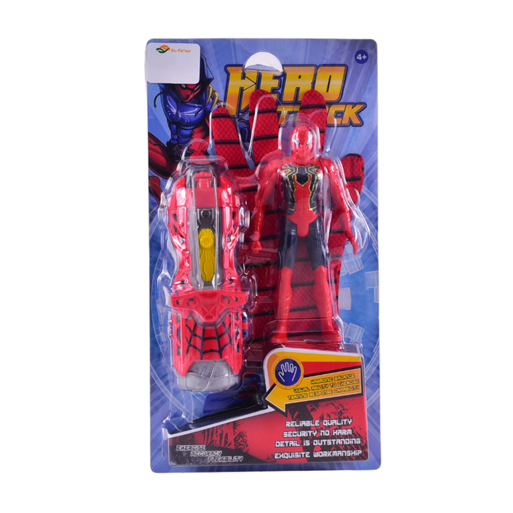 WL11187-50 SPIDER-MAN SHOOTING GUN IN CARD