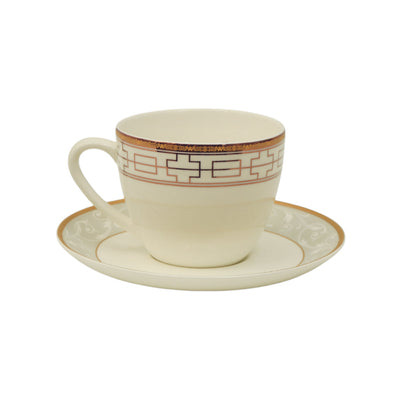 CUP & SAUCER MORE & MORE XW001 (Pack of 6)