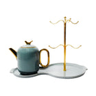 COFFEE SET 10PC CERAMIC LMSJ-2401H GREY
