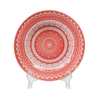 PLATE DEEP COLOR FULL RED