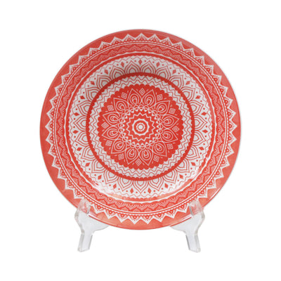 PLATE DEEP COLOR FULL RED